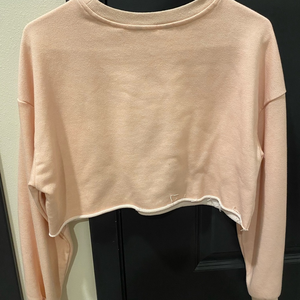 Women's Pink Cropped Top